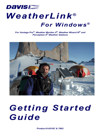 DAVIS WeatherLink Troubleshooting guide | Manualzz