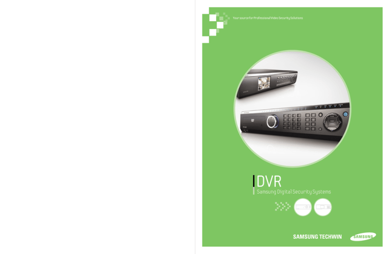 Samsung SVR-1645 Specifications Samsung SVR-1645 Specifications
