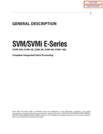 Samsung SVMi-8E User manual Samsung SVMi-8E User manual