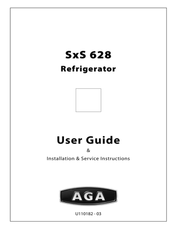 AGA SxS 628 User guide AGA SxS 628 User guide