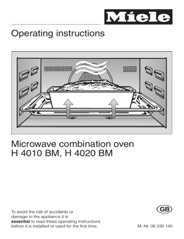Combi 4010 Operating instructions Combi 4010 Operating instructions