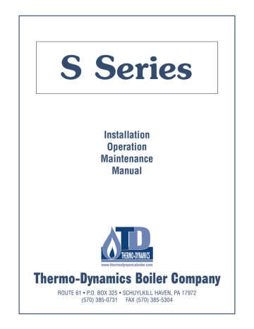 Boiler Company SERIES 3 Specifications Boiler Company SERIES 3 Specifications