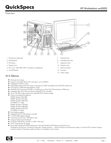 HP xw5000 User manual HP xw5000 User manual