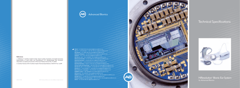 Advanced Bionics Neptune User manual Advanced Bionics Neptune User manual