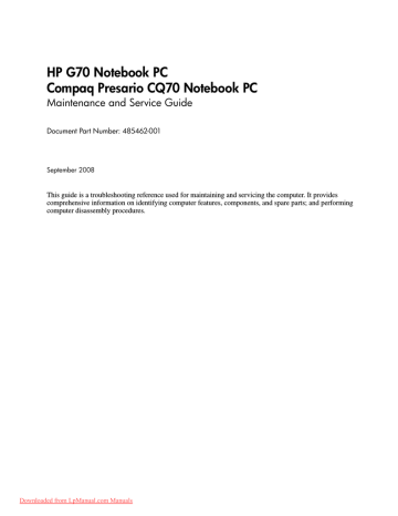 HP Presario 7481 System information HP Presario 7481 System information