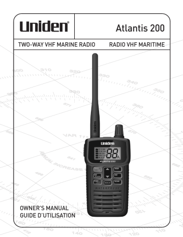 Uniden Atlantis El Manual Del Propietario Manualzz