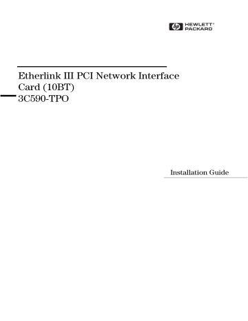 HP 3C590-TPO User manual HP 3C590-TPO User manual