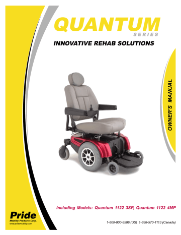 Pride Mobility Quantum Series Owner S Manual Manualzz