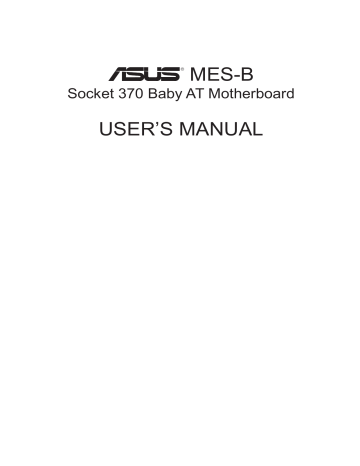 Asus | User manual | MES-B USER`S MANUAL | Manualzz