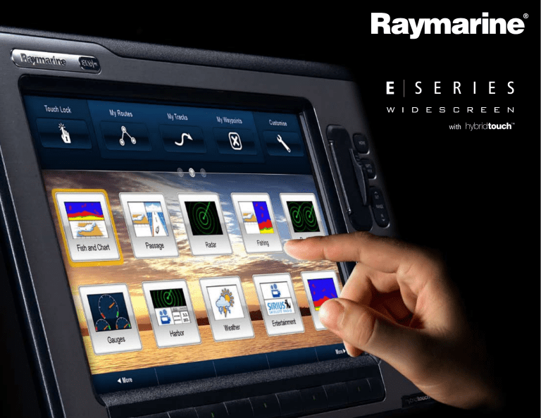 Raymarine E120W User manual Raymarine E120W User manual