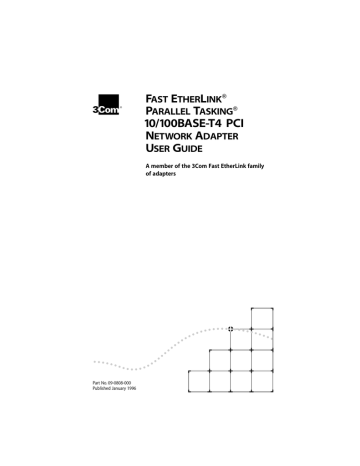 3com 10/100BASE-T4, 3C595-T4 User manual 3com 10/100BASE-T4, 3C595-T4 User manual