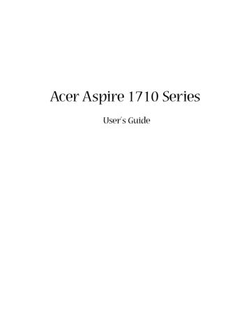 Peripherals and options. Acer 1710 Series | Manualzz Peripherals and options. Acer 1710 Series | Manualzz