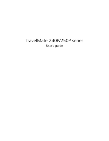 Acer 240P series Laptop User`s guide | Manualzz Acer 240P series Laptop User`s guide | Manualzz
