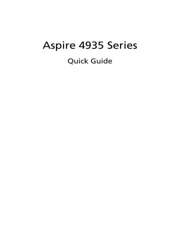 Acer 4735ZG Laptop Quick Guide | Manualzz Acer 4735ZG Laptop Quick Guide | Manualzz