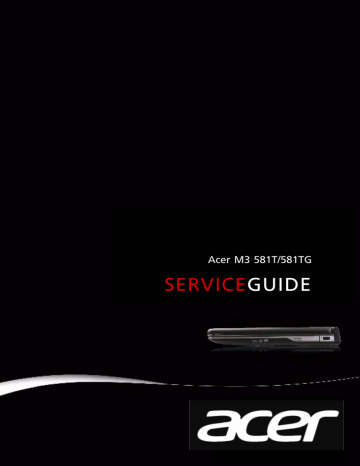 Acer 581TG Laptop Service Guide | Manualzz Acer 581TG Laptop Service Guide | Manualzz