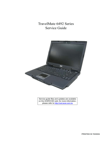 Acer 5940G Laptop Service Guide | Manualzz