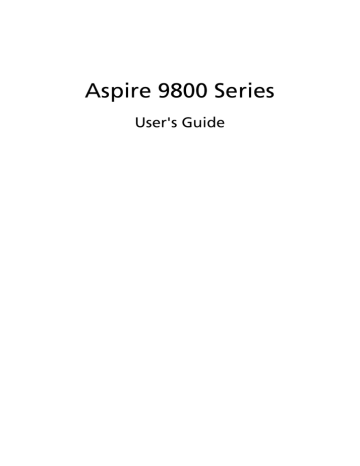 Acer 9510 Laptop User`s guide | Manualzz