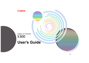 Canon Bubble Jet S300 User manual | Manualzz Canon Bubble Jet S300 User manual | Manualzz