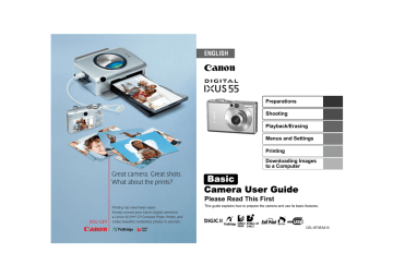 Canon 55 Digital Camera User Manual Canon 55 Digital Camera User Manual