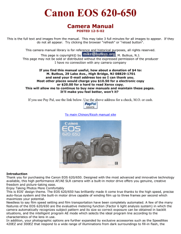 Canon 6030B001 Digital Camera User Manual Canon 6030B001 Digital Camera User Manual