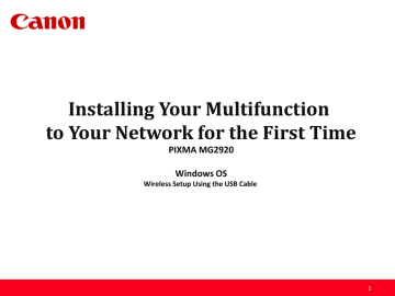 Canon MG2920 Printer User Manual Canon MG2920 Printer User Manual