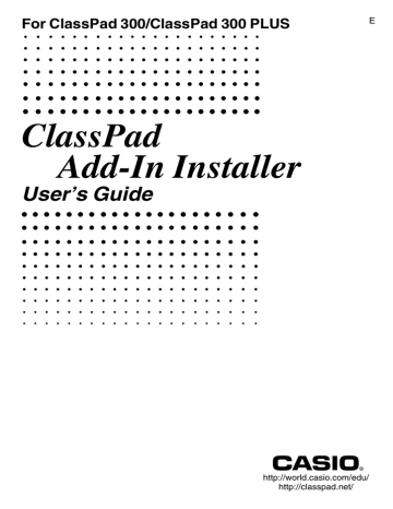 Casio 300 PLUS Calculator User`s guide | Manualzz Casio 300 PLUS Calculator User`s guide | Manualzz