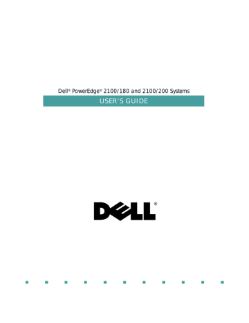 Dell 2100/180 Personal Computer User`s guide | Manualzz