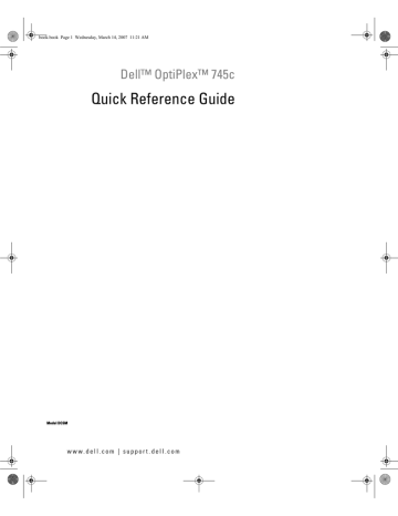 Dell 745c Personal Computer Quick Reference Guide | Manualzz Dell 745c Personal Computer Quick Reference Guide | Manualzz