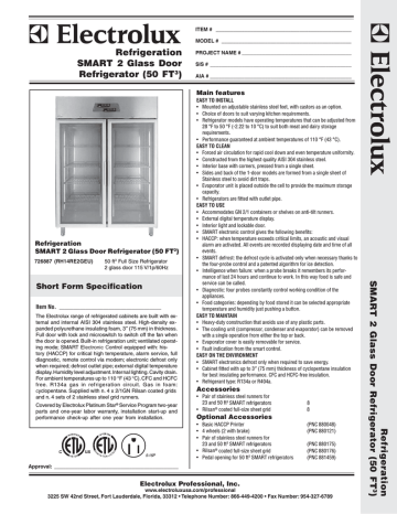 Electrolux RH14RE2GEU(726887) Datasheet Electrolux RH14RE2GEU(726887) Datasheet