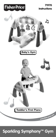 Fisher-Price 71970 Baby Gym Instruction Sheet | Manualzz
