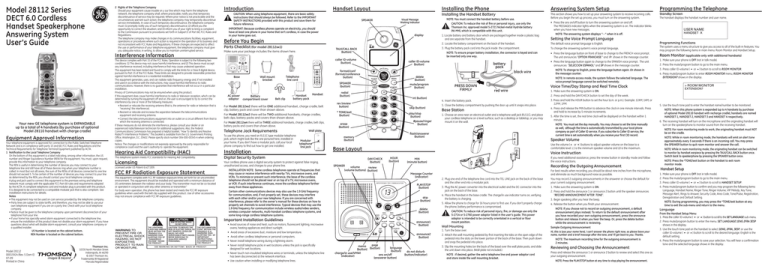 GE 00015924 Cordless Telephone User Manual GE 00015924 Cordless Telephone User Manual