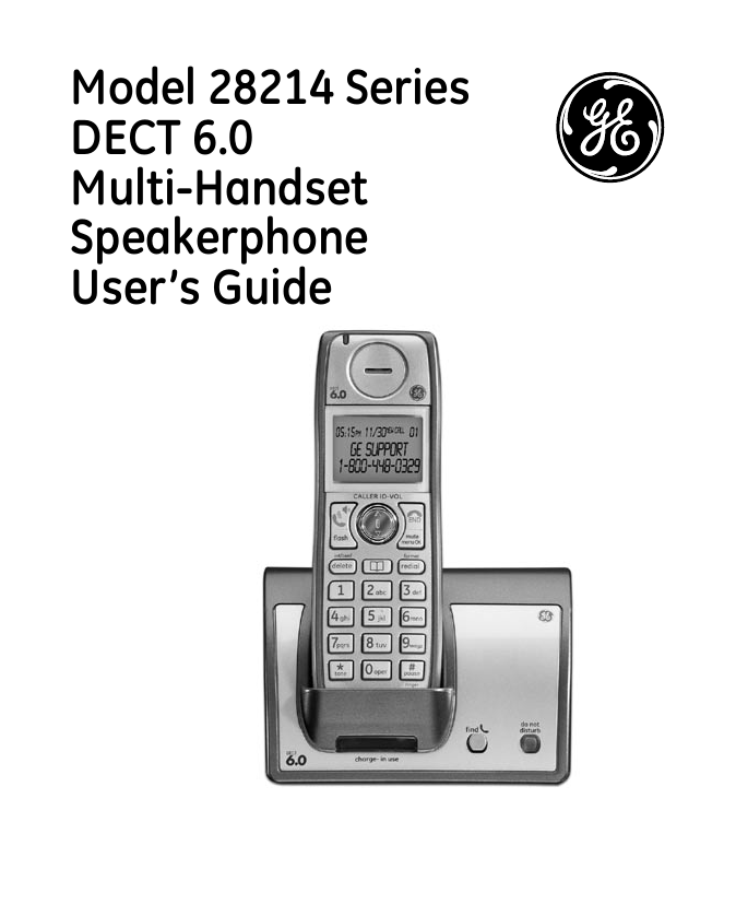 GE 0008579 Cordless Telephone User Manual GE 0008579 Cordless Telephone User Manual