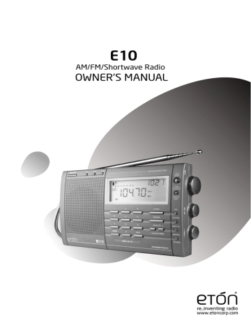 Grundig E10 Stereo System Owner`s manual | Manualzz