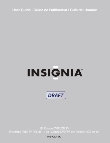 Insignia NS-CL19C TV DVD Combo User Manual | Manualzz Insignia NS-CL19C TV DVD Combo User Manual | Manualzz