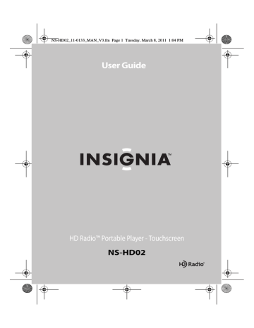 Insignia NS-HD02 MP3 Player User guide | Manualzz Insignia NS-HD02 MP3 Player User guide | Manualzz