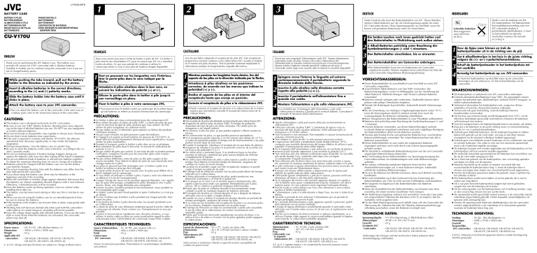 JVC LYT0002-0B7B Camcorder Accessories User Manual JVC LYT0002-0B7B Camcorder Accessories User Manual