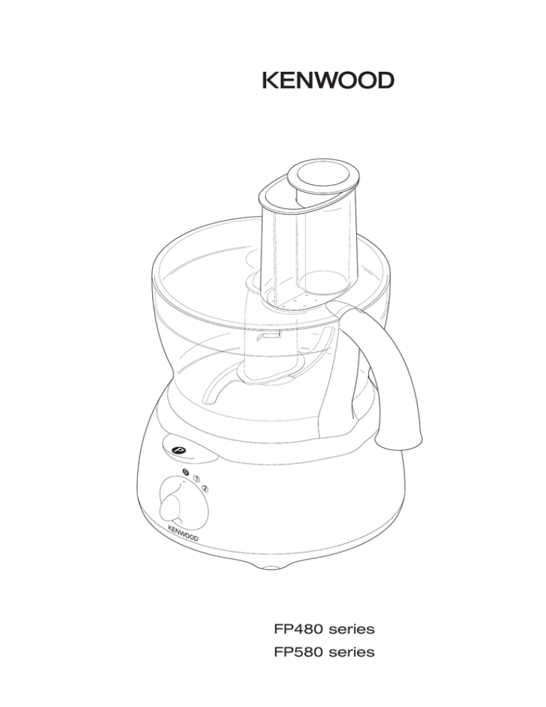 Kenwood FP480 Food Processor User Manual Kenwood FP480 Food Processor User Manual