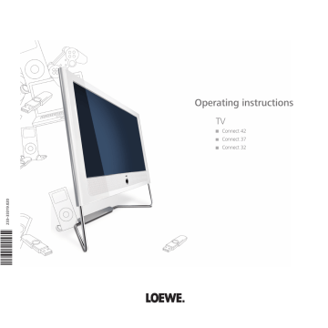 Button functions. LOEWE Connect 32, Connect 37 | Manualzz Button functions. LOEWE Connect 32, Connect 37 | Manualzz