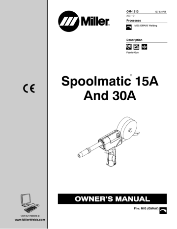 Miller Electric 15A Welder User Manual | Manualzz