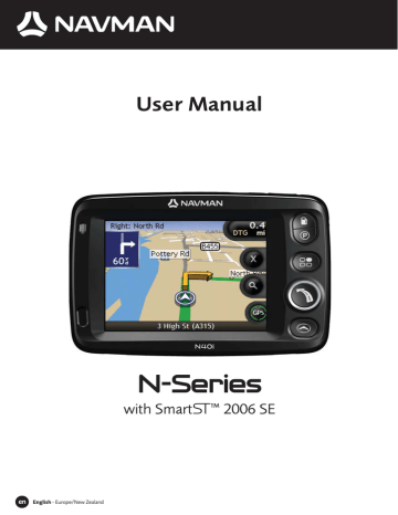 Navman N-Series GPS Receiver User Manual | Manualzz Navman N-Series GPS Receiver User Manual | Manualzz
