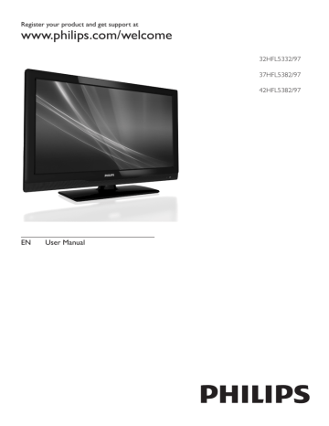 Philips 32HFL5332/97 Flat Panel Television User Manual | Manualzz Philips 32HFL5332/97 Flat Panel Television User Manual | Manualzz