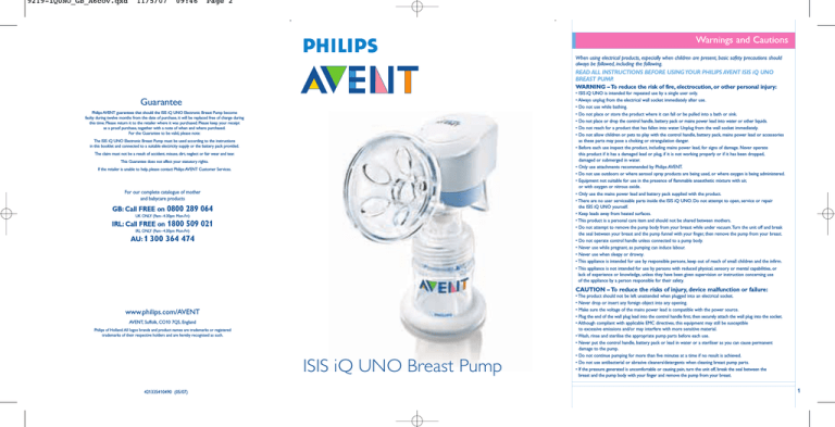 Philips SCF292/15, SCF292/01 User manual Philips SCF292/15, SCF292/01 User manual