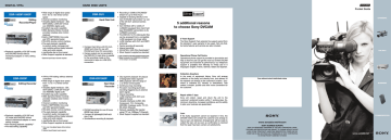 Sony DSR-1500AP DVR User Manual | Manualzz Sony DSR-1500AP DVR User Manual | Manualzz