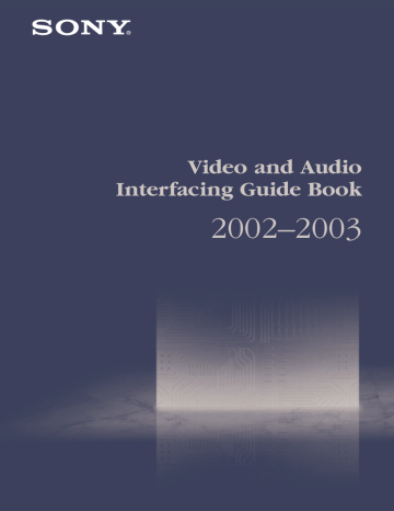 Sony MK7807V1 Switch User Manual Sony MK7807V1 Switch User Manual