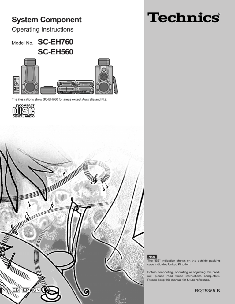 Panasonic SCEH760 User manual Panasonic SCEH760 User manual