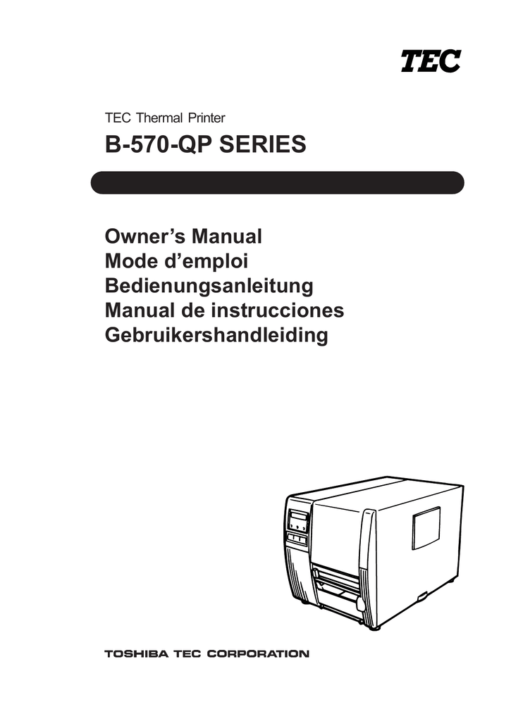 Toshiba B-570 SERIES Printer User Manual | Manualzz Toshiba B-570 SERIES Printer User Manual | Manualzz