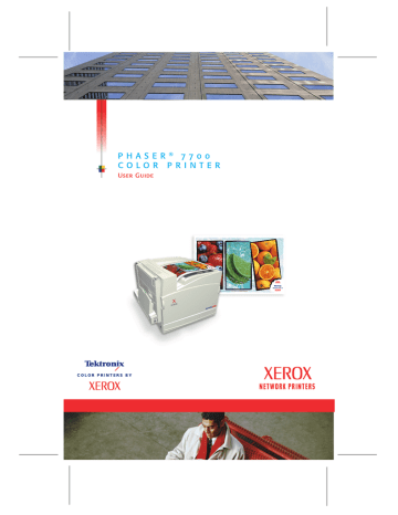 Xerox 7700 Printer User guide | Manualzz