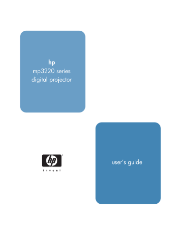 HP Digital Projector HPMP3220 Multimedia Projector HP Digital Projector HPMP3220 Multimedia Projector