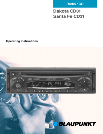 Blaupunkt Santa Fe CD31 CD Player | Manualzz