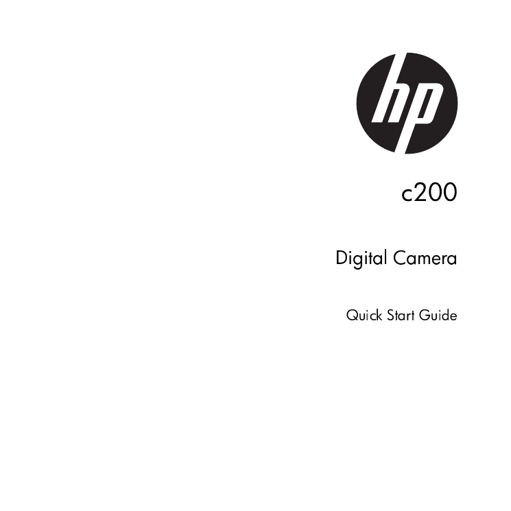 HP C200, C-200, PhotoSmart C200, c200 Digital Camera User manual HP C200, C-200, PhotoSmart C200, c200 Digital Camera User manual